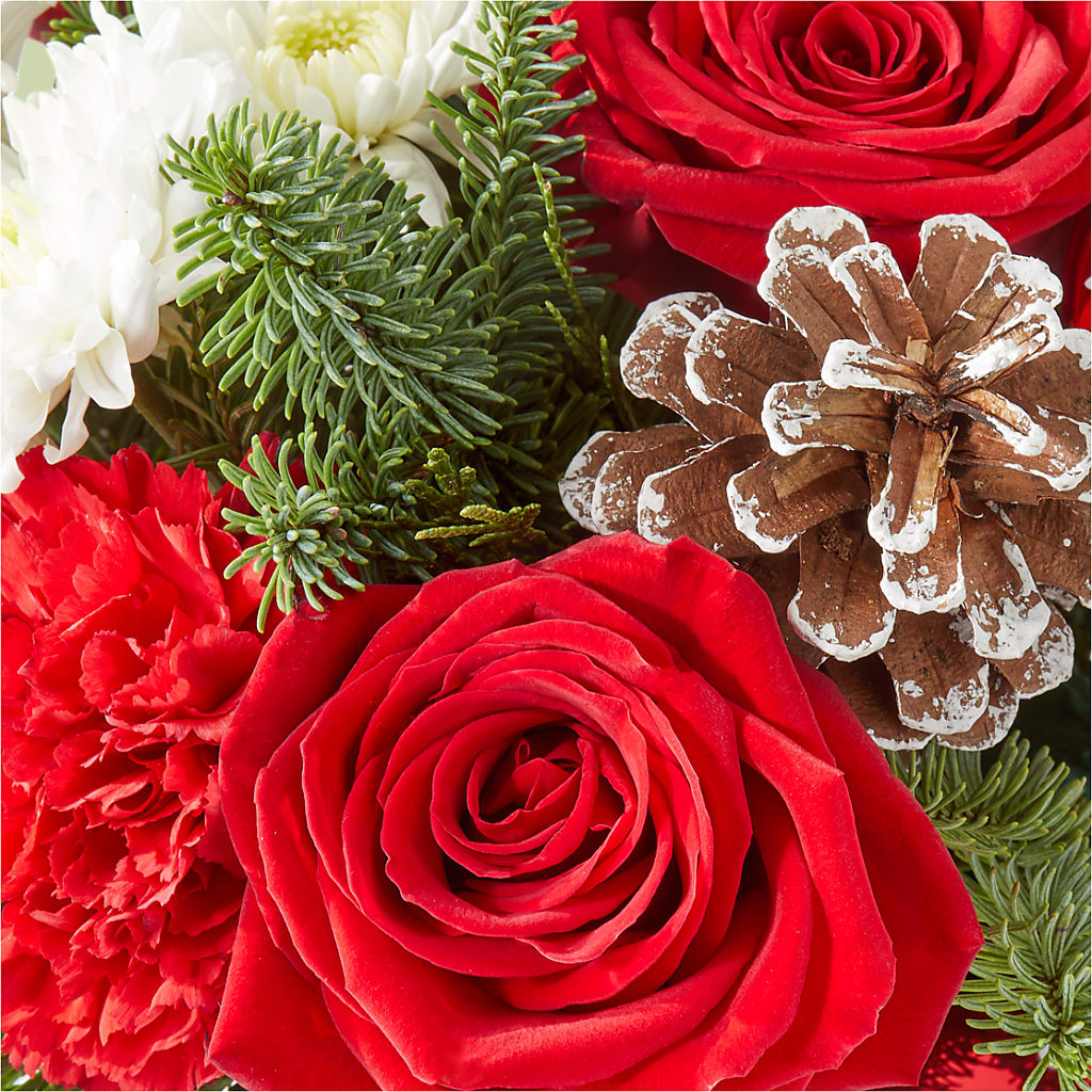 Christmas Village Ornament –  House Of Flowers, Worcester MA