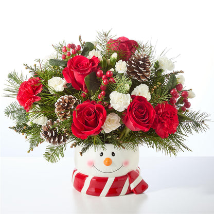Jolly Snowman Bouquet –  House Of Flowers, Worcester MA