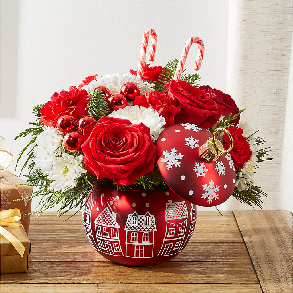 Cheer in the Air Ornament –  House Of Flowers, Worcester MA