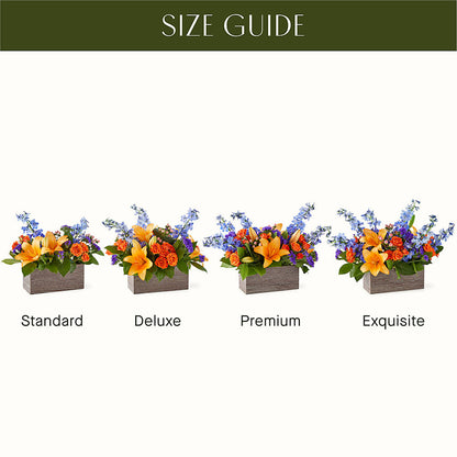 Radiant Citrus Box Bouquet –  House Of Flowers, Worcester MA