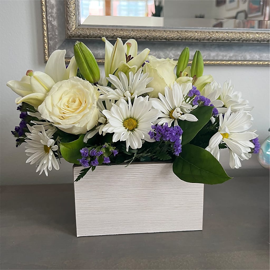 Beyond Blue Box Bouquet –  House Of Flowers, Worcester MA