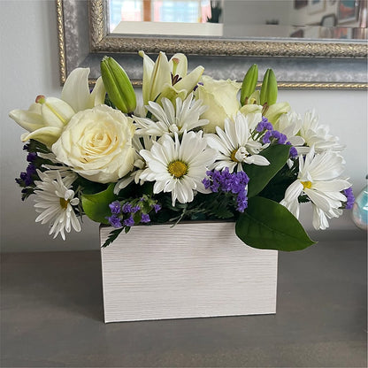 Beyond Blue Box Bouquet –  House Of Flowers, Worcester MA