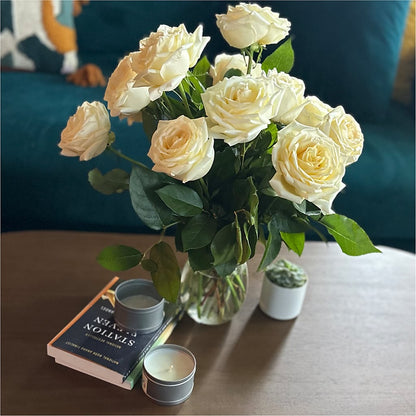 Long Stem Yellow Rose Bouquet –  House Of Flowers, Worcester MA