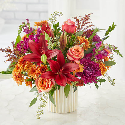 Burgundy Landscape Bouquet –  House Of Flowers, Worcester MA