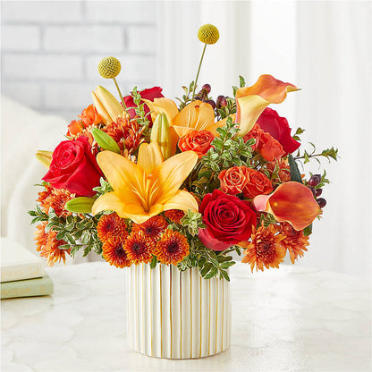 Scarlet Skies Bouquet –  House Of Flowers, Worcester MA