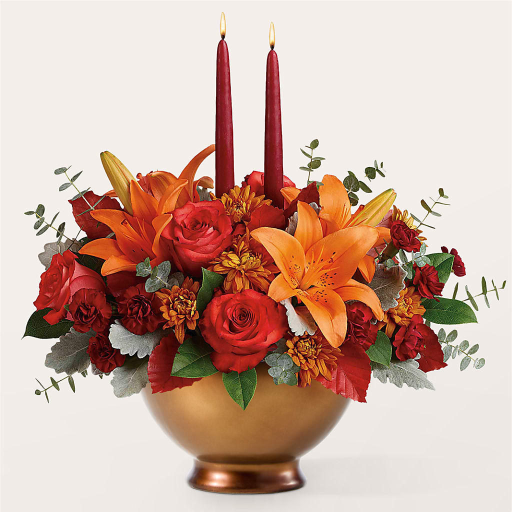 Fruits of Fall Centerpiece –  House Of Flowers, Worcester MA