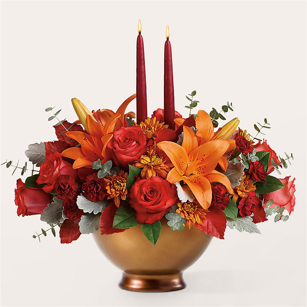 Fruits of Fall Centerpiece –  House Of Flowers, Worcester MA