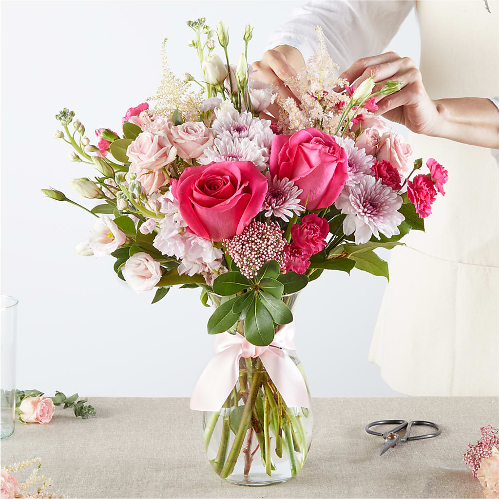 Pink Ribbon - A Florist Original –  House Of Flowers, Worcester MA