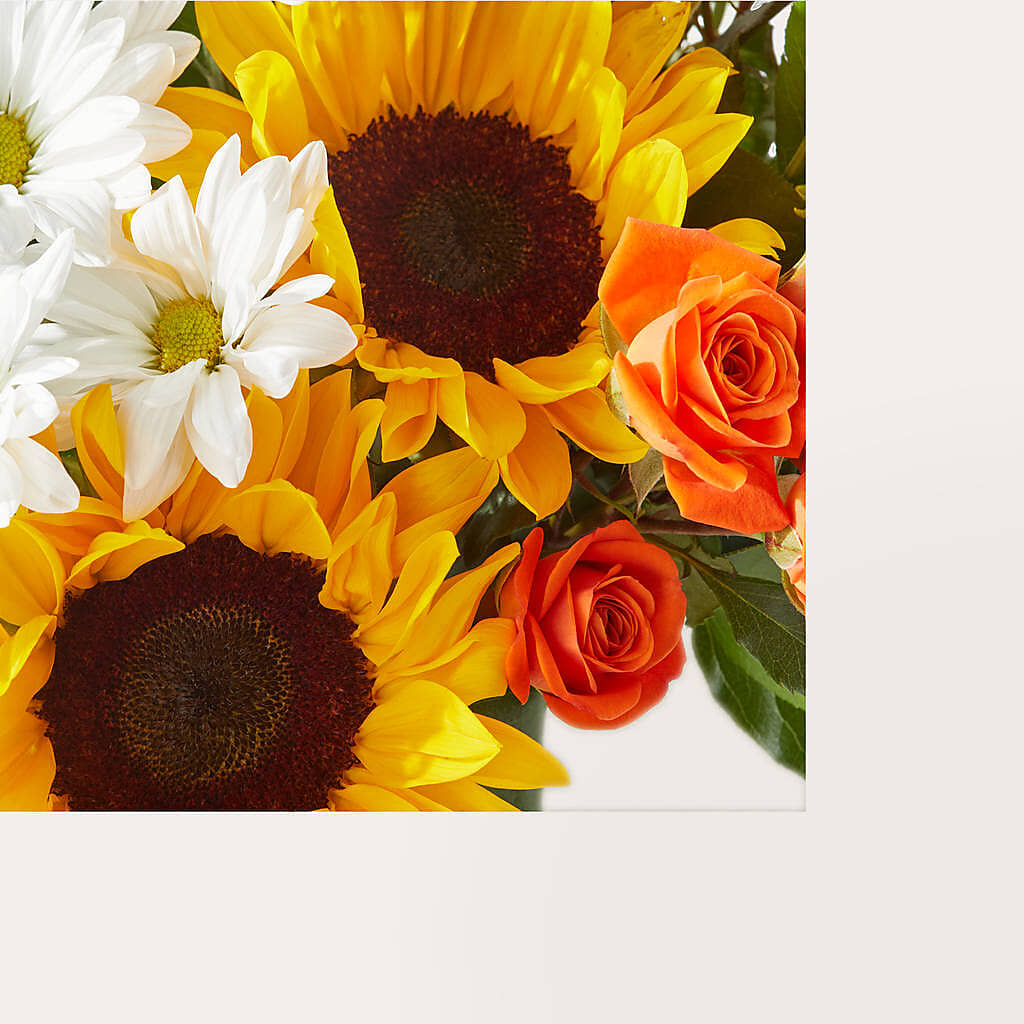 Sun-drenched Blooms Box Bouquet –  House Of Flowers, Worcester MA