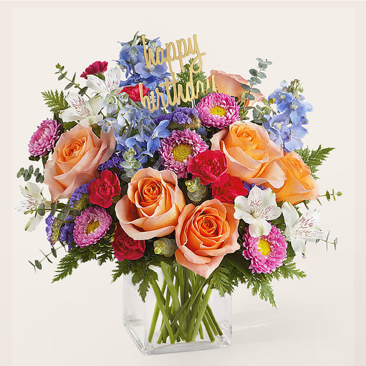 Birthday Bash Bouquet –  House Of Flowers, Worcester MA