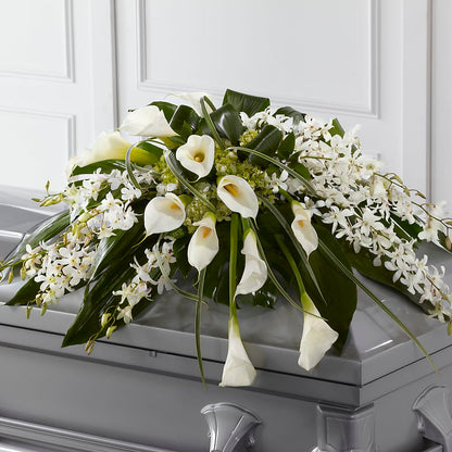 Angel Wings Casket Spray –  House Of Flowers, Worcester MA