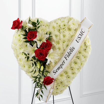 Heartfelt Hero Standing Heart –  House Of Flowers, Worcester MA