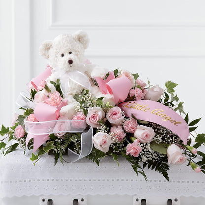 Touch of Sympathy Casket Spray –  House Of Flowers, Worcester MA