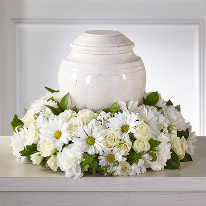 Ivory Gardens Cremation Adornment –  House Of Flowers, Worcester MA