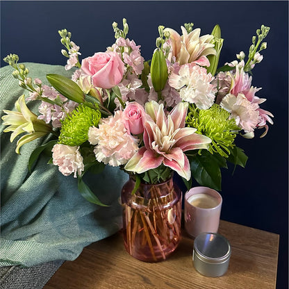 Pretty in Pink Bouquet –  House Of Flowers, Worcester MA