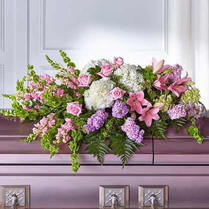 Life's Gratitude Casket Spray –  House Of Flowers, Worcester MA
