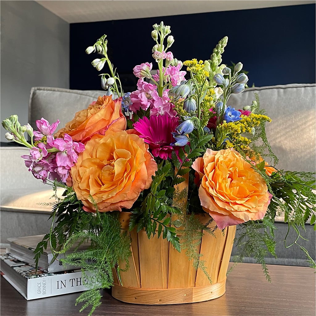 Garden of Life Basket –  House Of Flowers, Worcester MA