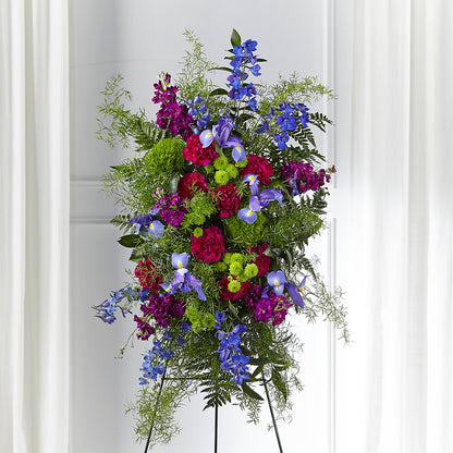 Heavenly Skies Standing Spray –  House Of Flowers, Worcester MA