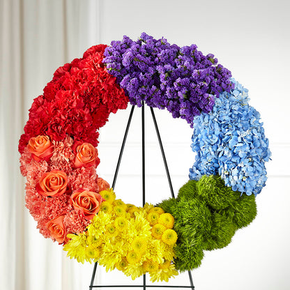 Circle of Love Wreath –  House Of Flowers, Worcester MA