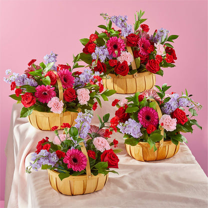 Pink Picnic Basket –  House Of Flowers, Worcester MA