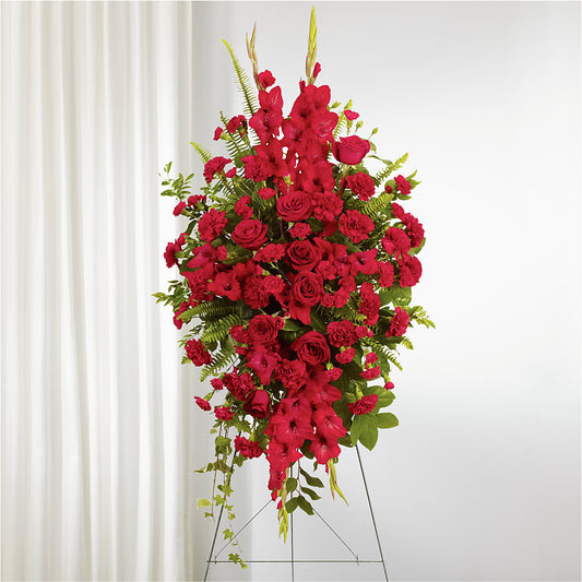 From the Heart Standing Spray –  House Of Flowers, Worcester MA
