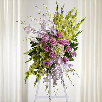 Lasting Legacy Standing Spray –  House Of Flowers, Worcester MA
