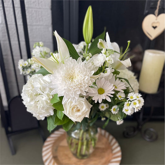 Classic Ivory – A Florist Original –  House Of Flowers, Worcester MA
