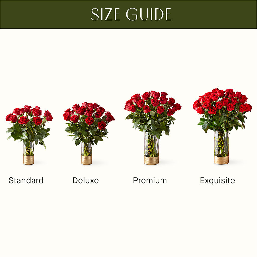 Classic Love Red Rose Bouquet –  House Of Flowers, Worcester MA