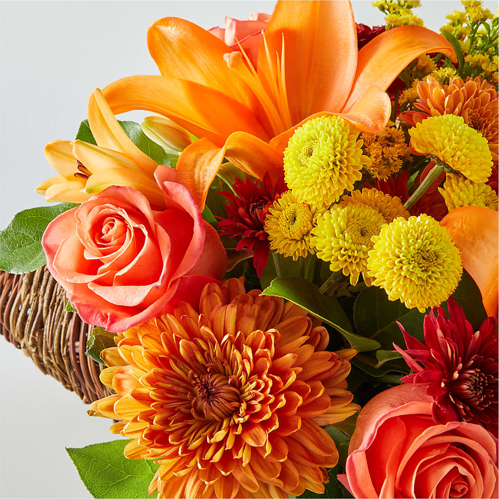 Bouquet of Blessings Cornucopia –  House Of Flowers, Worcester MA