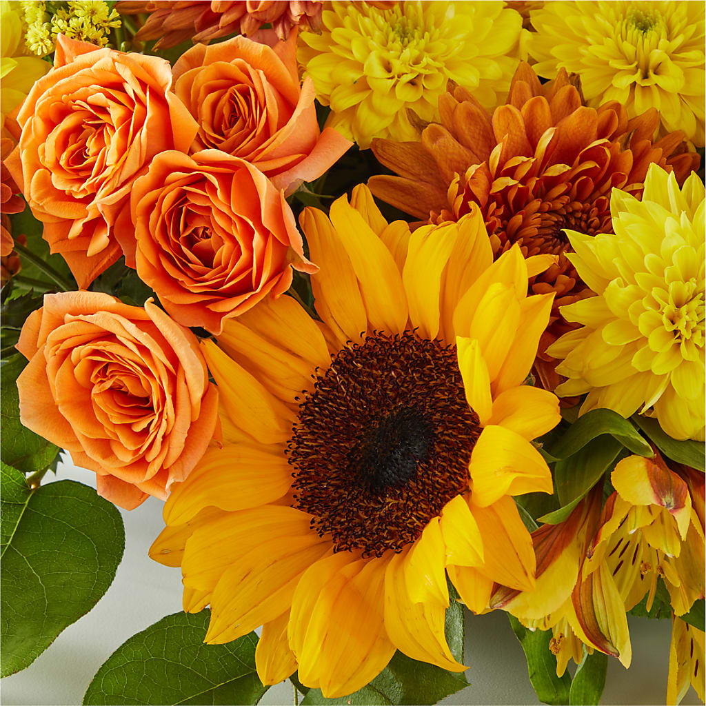 Autumn Harmony Centerpiece –  House Of Flowers, Worcester MA