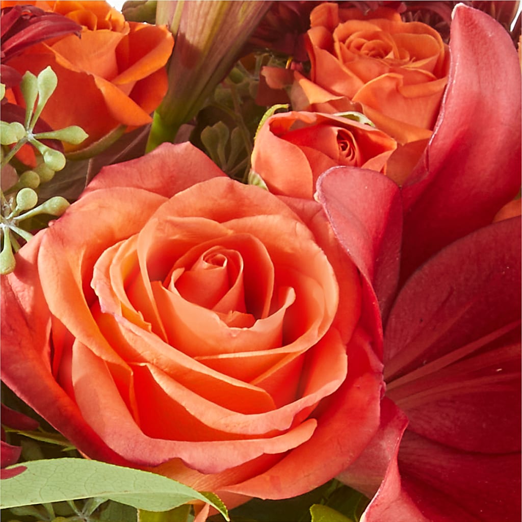 Crimson Leaves Bouquet –  House Of Flowers, Worcester MA