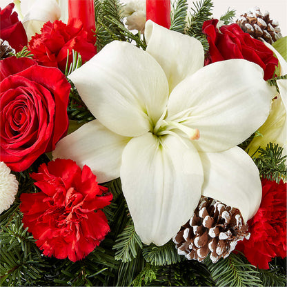 Seasonal Festivities Centerpiece –  House Of Flowers, Worcester MA