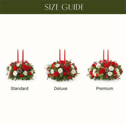 Holiday Soiree Centerpiece –  House Of Flowers, Worcester MA