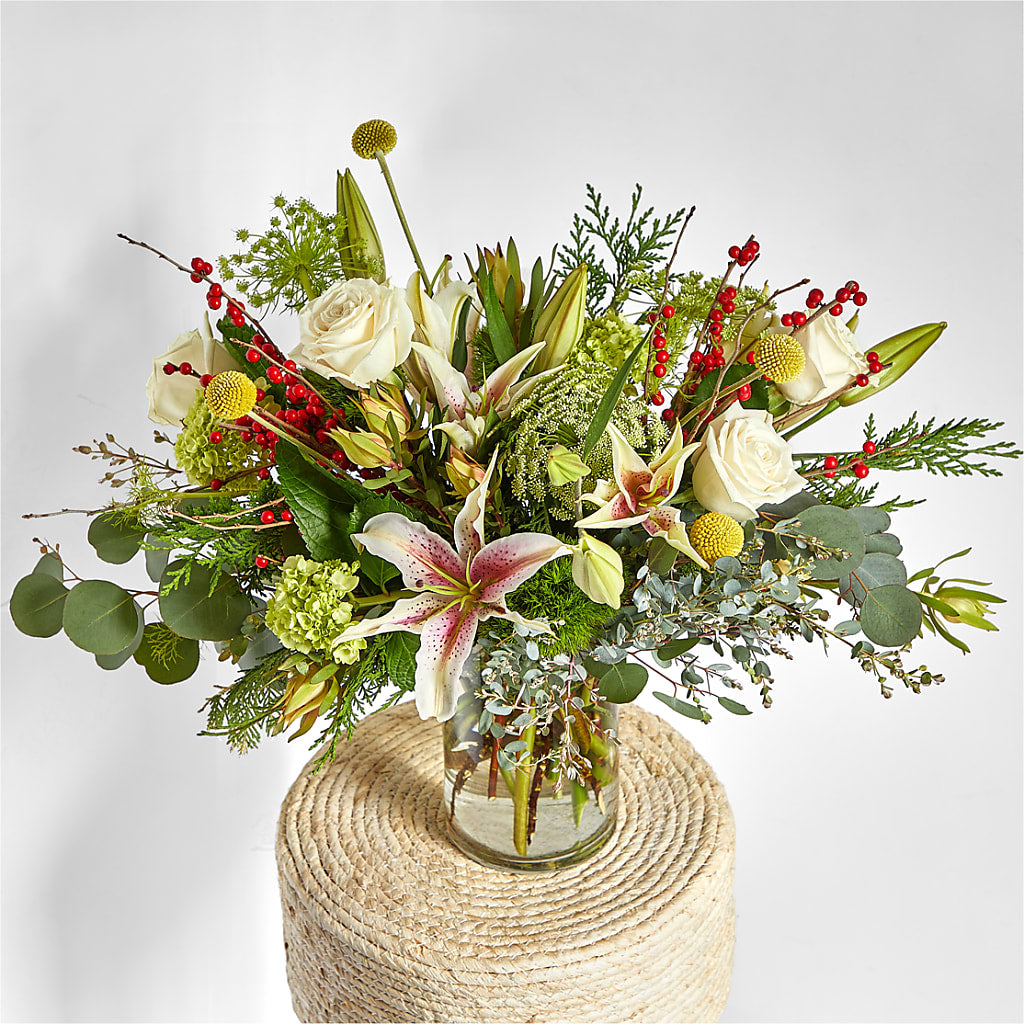 Berry & Bright Bouquet –  House Of Flowers, Worcester MA