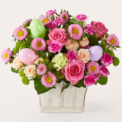 Get Eggcited Basket –  House Of Flowers, Worcester MA