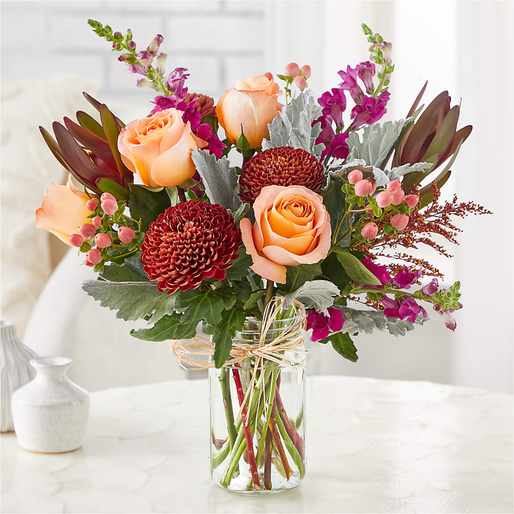 Moody Hues Bouquet –  House Of Flowers, Worcester MA