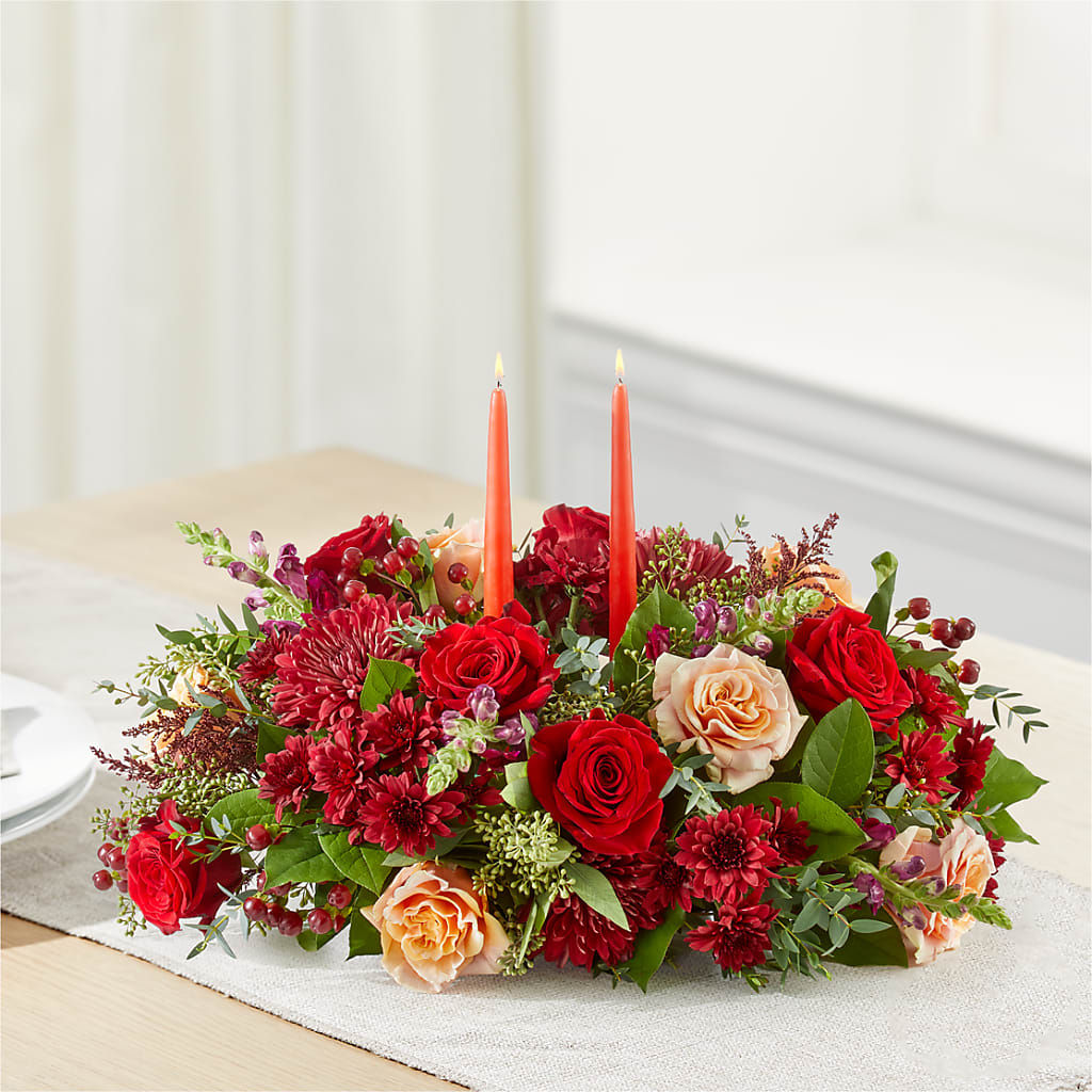 Most Thankful Centerpiece –  House Of Flowers, Worcester MA