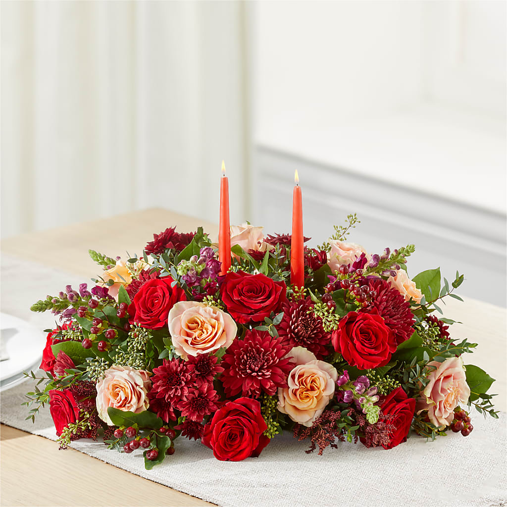 Most Thankful Centerpiece –  House Of Flowers, Worcester MA