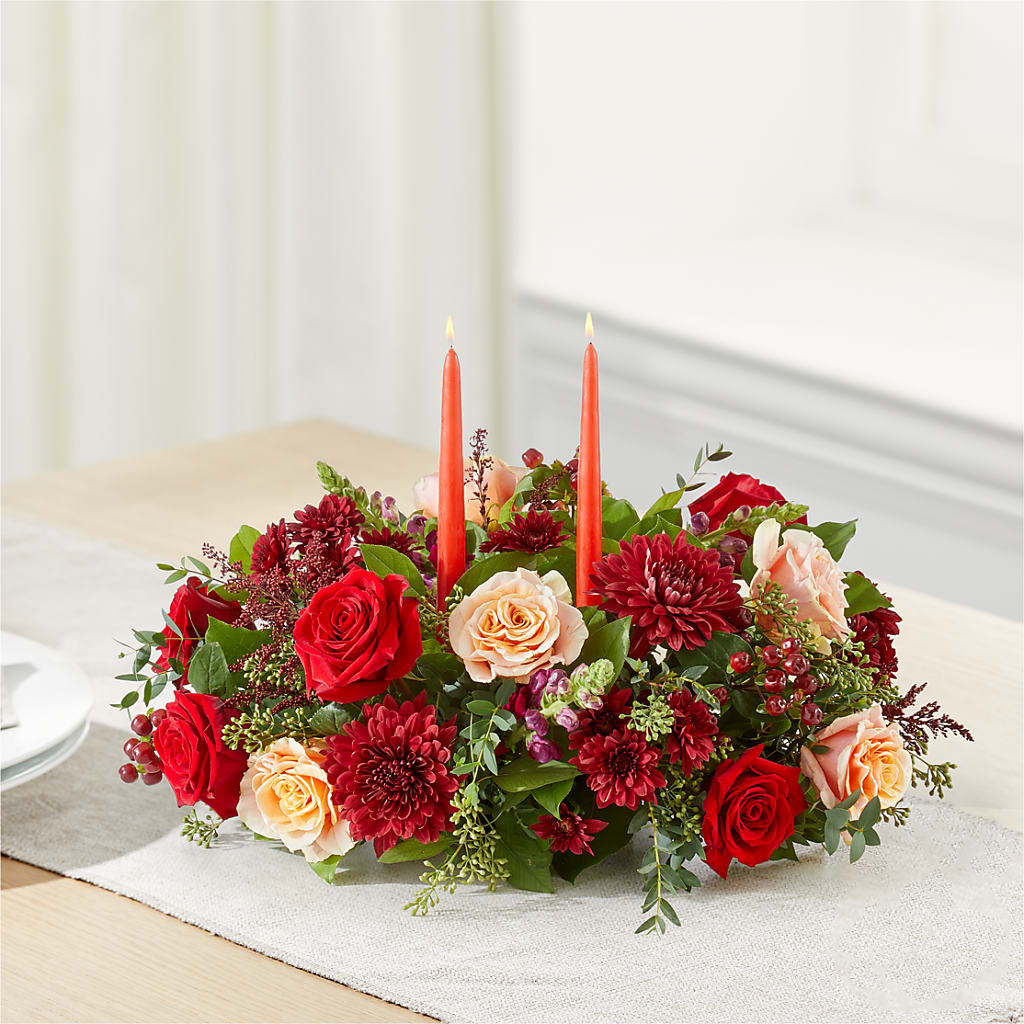 Most Thankful Centerpiece –  House Of Flowers, Worcester MA