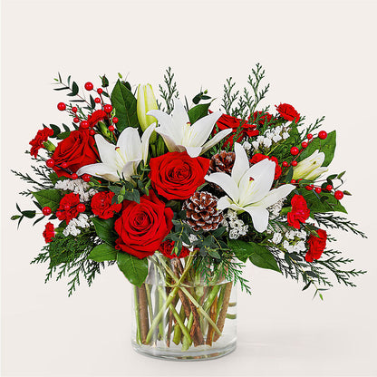 Best in Snow Bouquet –  House Of Flowers, Worcester MA