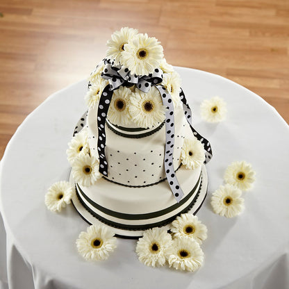 Simple Sophistication Cake Décor –  House Of Flowers, Worcester MA