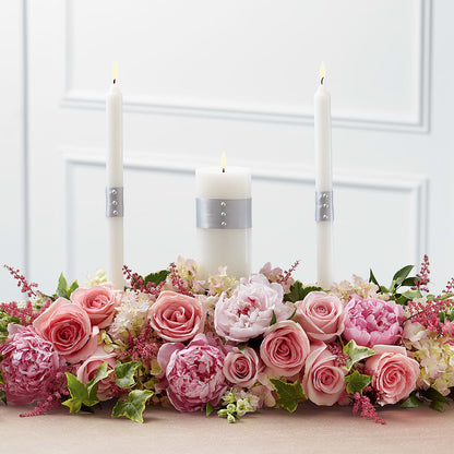 Worldwide Romance Unity Candle Arrangement –  House Of Flowers, Worcester MA