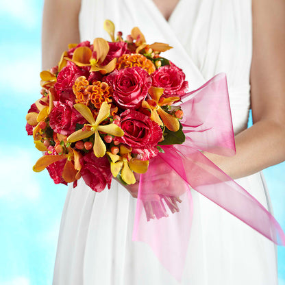 Brilliant Shades of Love Bouquet –  House Of Flowers, Worcester MA
