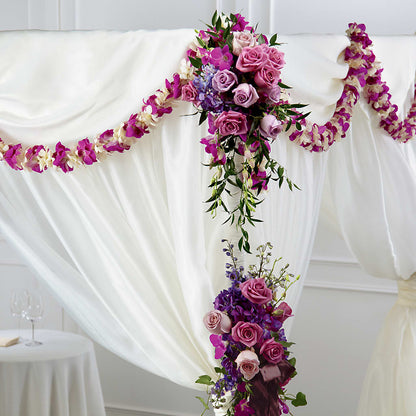 Color & Light Chuppah Decor –  House Of Flowers, Worcester MA