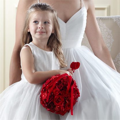 Pure at Heart Flower Girl Arrangement –  House Of Flowers, Worcester MA